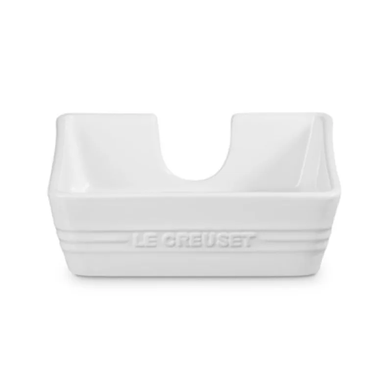 PORTA GUARDANAPO LE CREUSET SIGNATURE 15CM EM CERÂMICA BRANCO 85020150100099