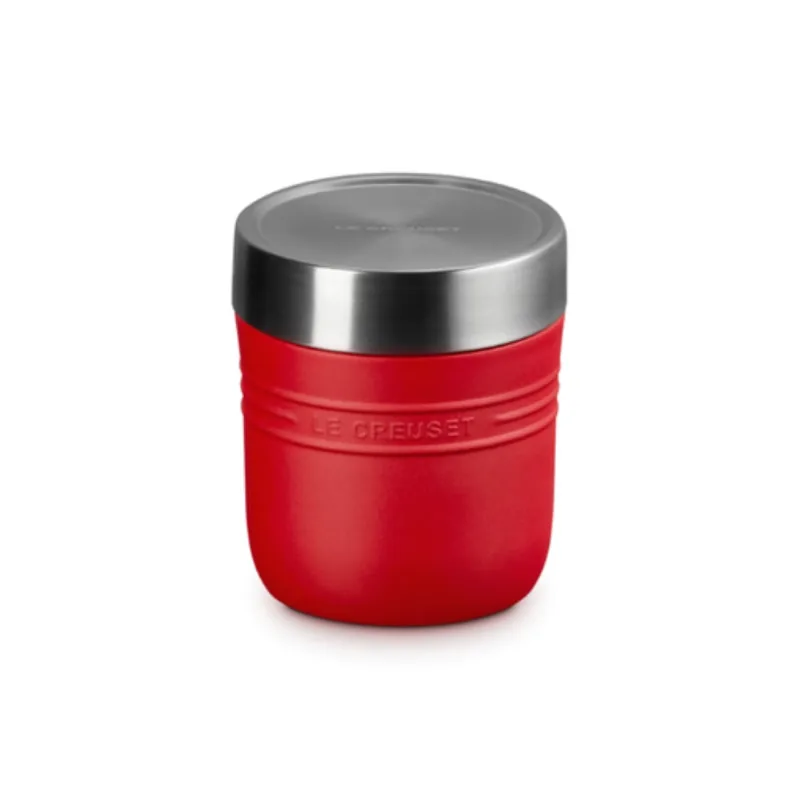 POTE LE CREUSET TÉRMICO ON THE GO EM AÇO INOXIDÁVEL 500ML Vermelho