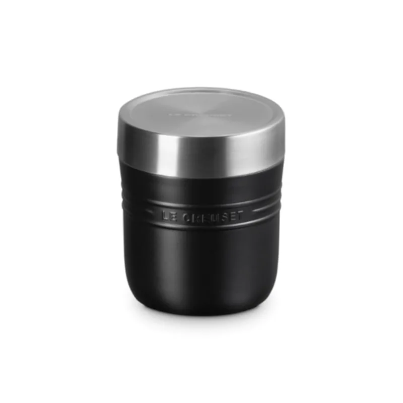 POTE LE CREUSET TÉRMICO ON THE GO EM AÇO INOXIDÁVEL 500ML Matte Black