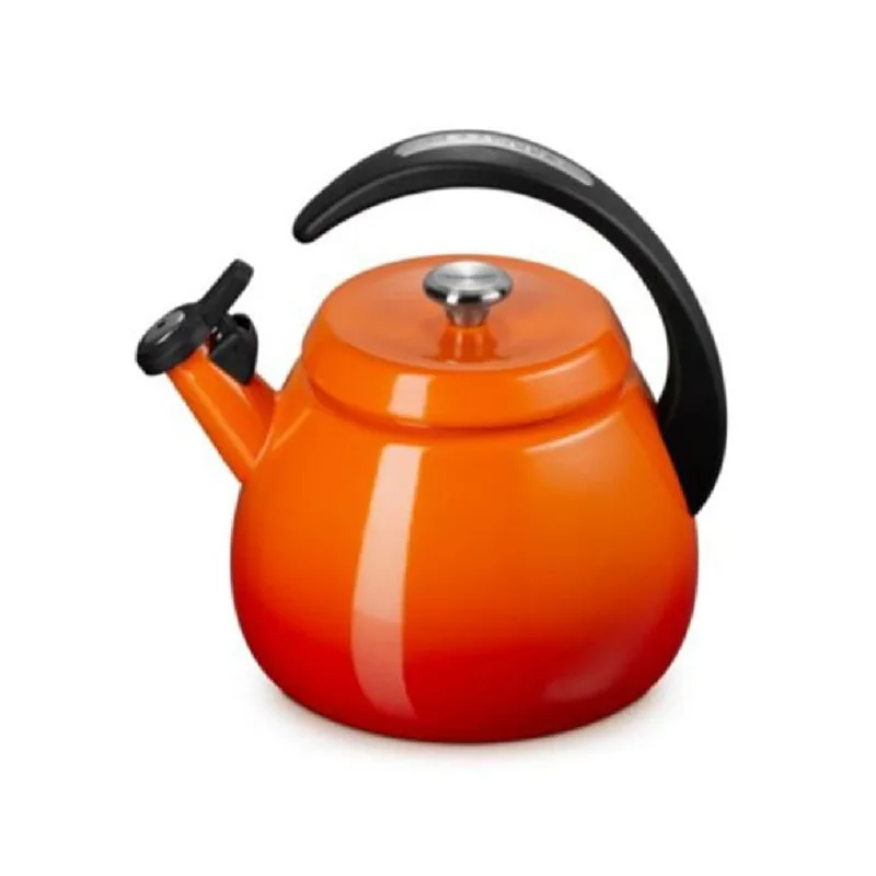 CHALEIRA CLOCHE LE CREUSET 2,1L EM AÇO INOX ESMALTADO LARANJA 40111010900900