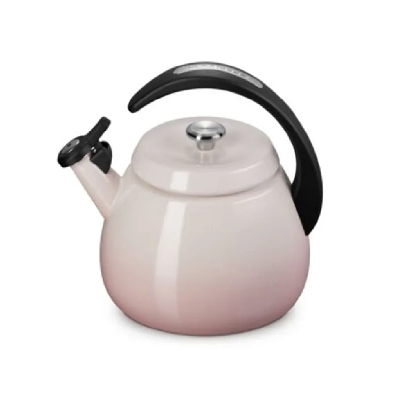 CHALEIRA CLOCHE LE CREUSET 2,1L EM AÇO INOX ESMALTADO SHELL PINK 40111017770900