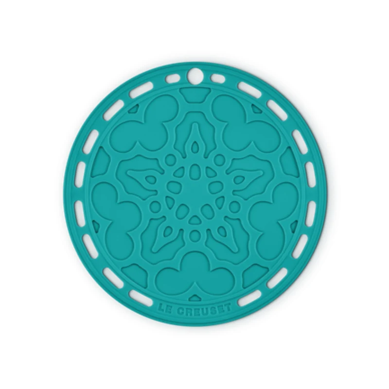 Suporte Silicone Mandala Bleu Riviera Le Creuset