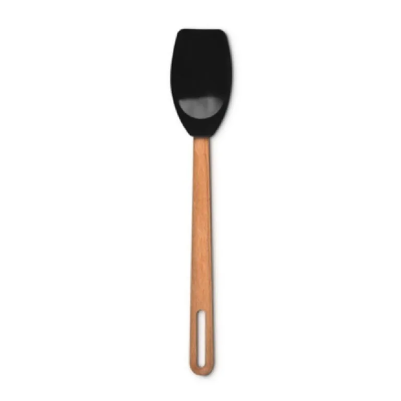 COLHER LE CREUSET SIGNATURE GRANDE EM SILICONE BLACK ONYX 42072001400000
