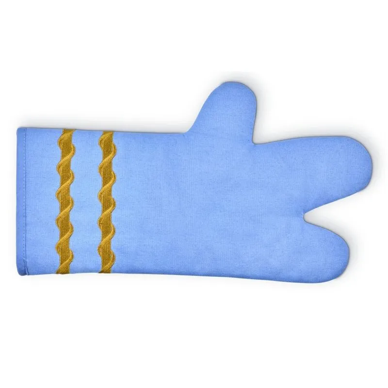 LUVA PARA FORNO LE CREUSET STAR TREK LIVE LONG E PROSPER EM ALGODÃO AZUL 45102380460002