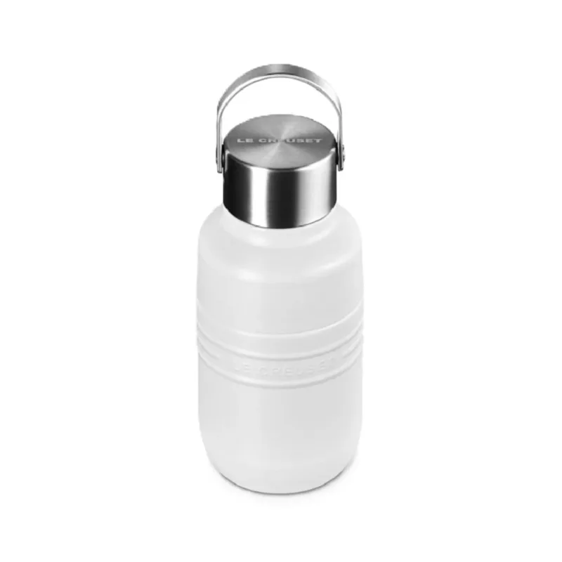 GARRAFA TÉRMICA LE CREUSET ON THE GO 250ML EM AÇO INOX COTTON 41066254310001