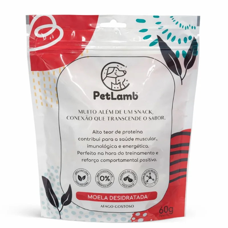 Petisco De Moela Desidratado Petlamb 60g