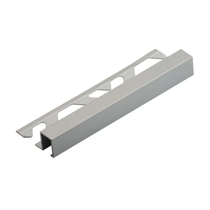 Perfil De Alumínio Para Acabamento 10mm X 1,2cm Firenze Matte Viscardi Natural Fosco