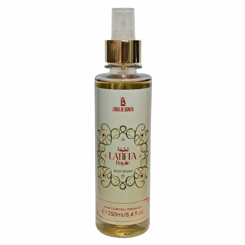 Body Splash Latiffa Royale 250ml Linda de Bonita - lojaparaisodarepublica