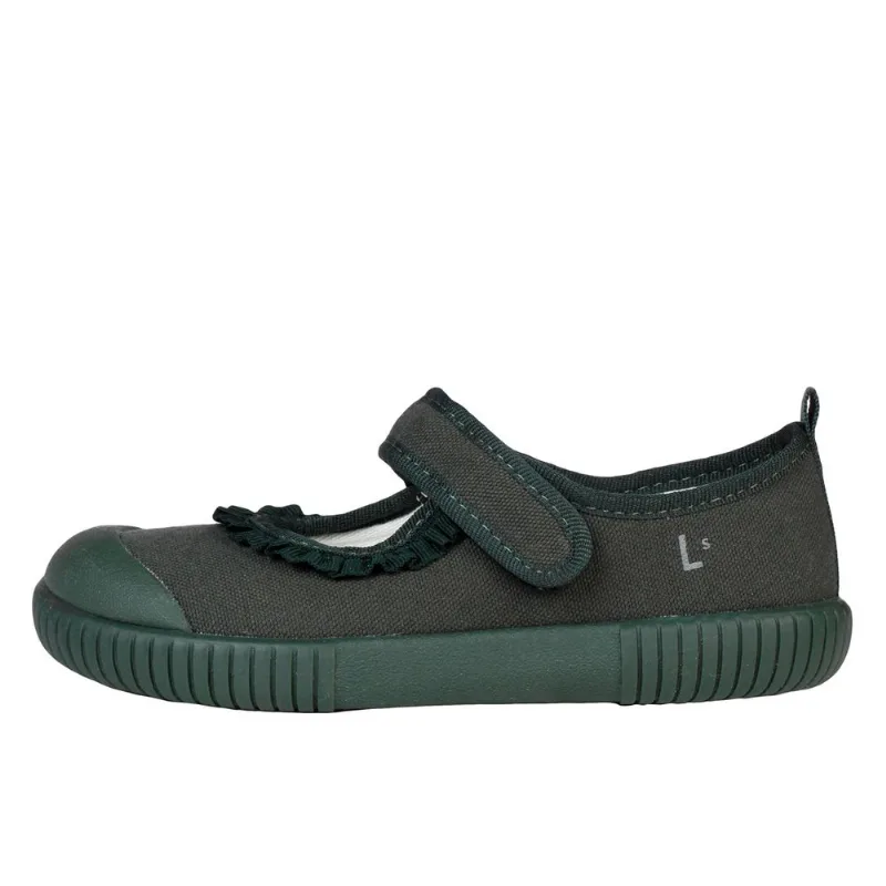 Tênis Cano Baixo com Velcro Verde Sálvia Luft Tam 29