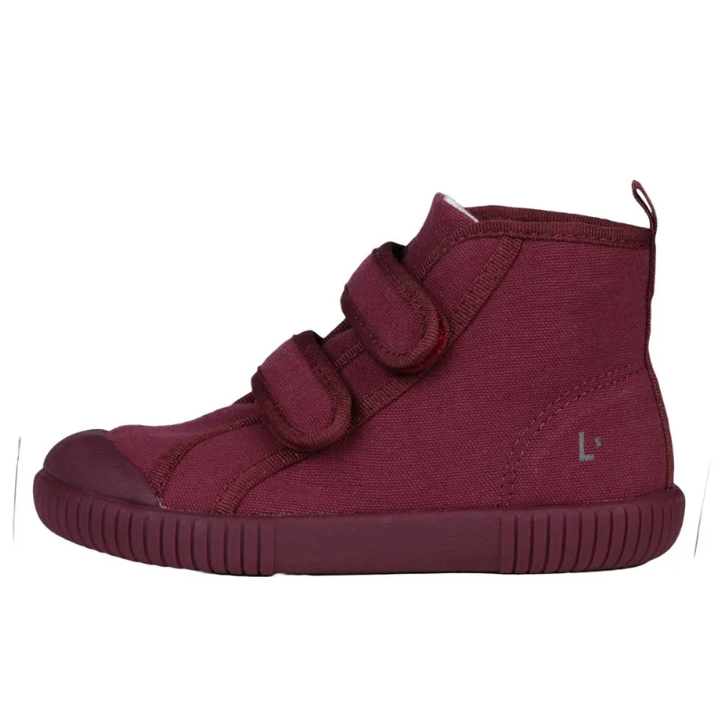 Tênis Cano Alto com Velcro Bordô Luft Tam 30