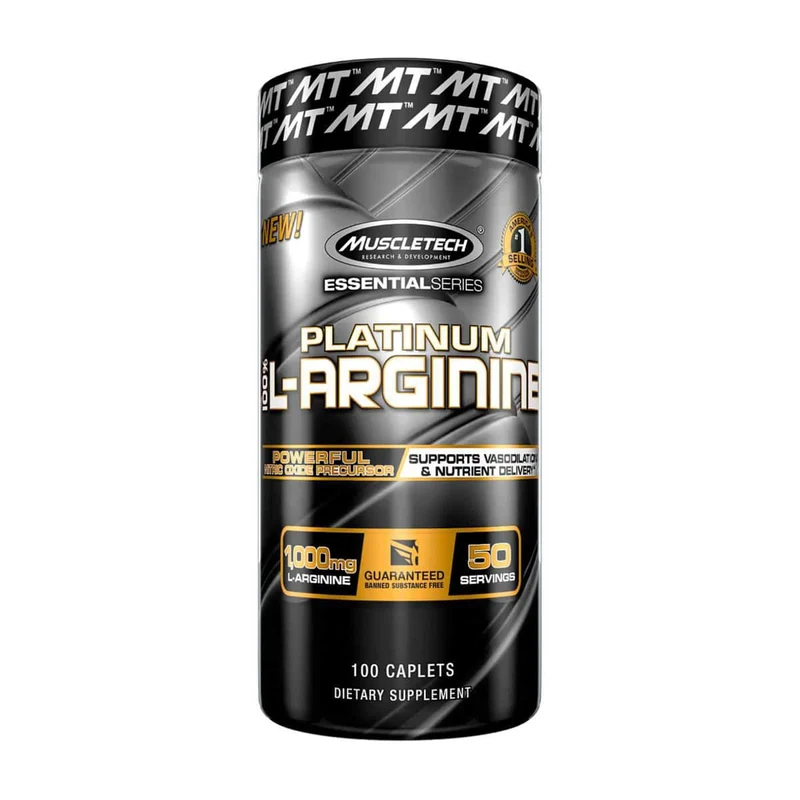 L-Arginine 1000 mg, Arginina (100 caps) SIN SABOR