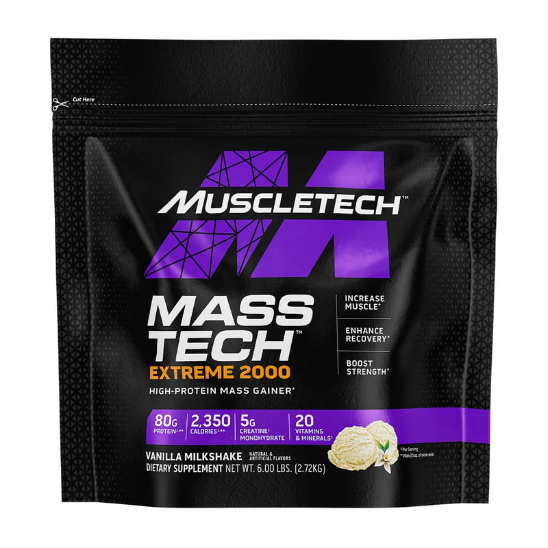 Muscletech mass gainer Mass Tech Extreme 6 lb VAINILLA