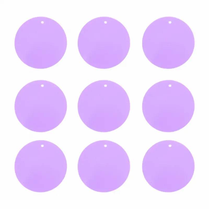 Lantejoula com Furo 30MM em PVC com 500G 211 - Lilas