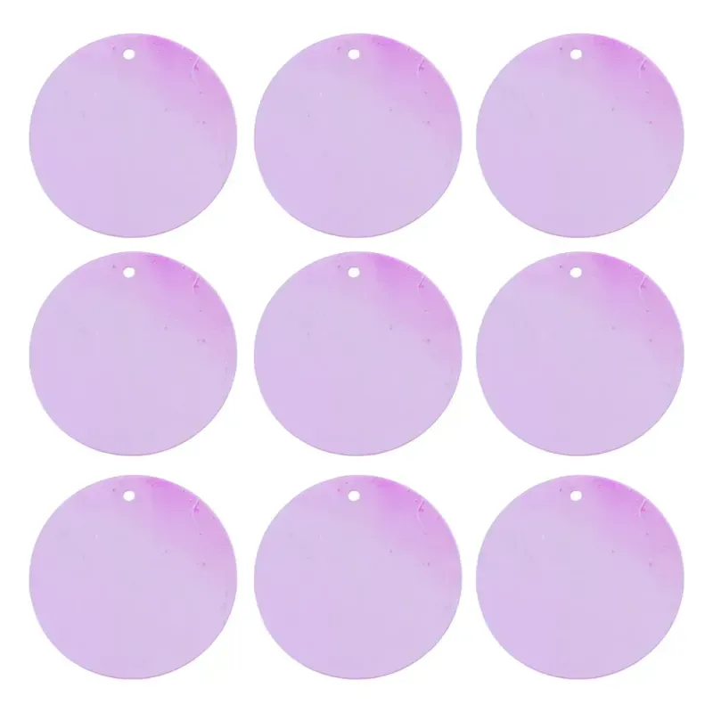 Lantejoula com Furo 30MM em PVC com 500G 620B - Lilas Ab