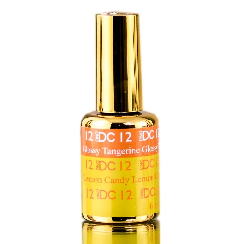 Verniz Em Gel Dnd Dc Mood Tangerina Ativada Por Temperatura (12 M)