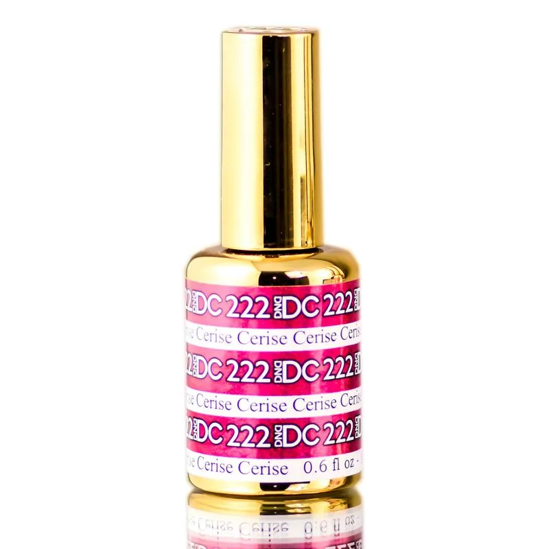 Verniz Em Gel Dnd Dc Mermaid Soak-off Aquatic Glimmer Cerise