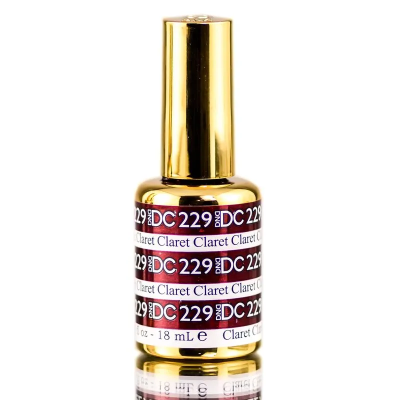 Verniz Em Gel Dnd Dc Mermaid Soak-off Aquatic Glimmer Claret
