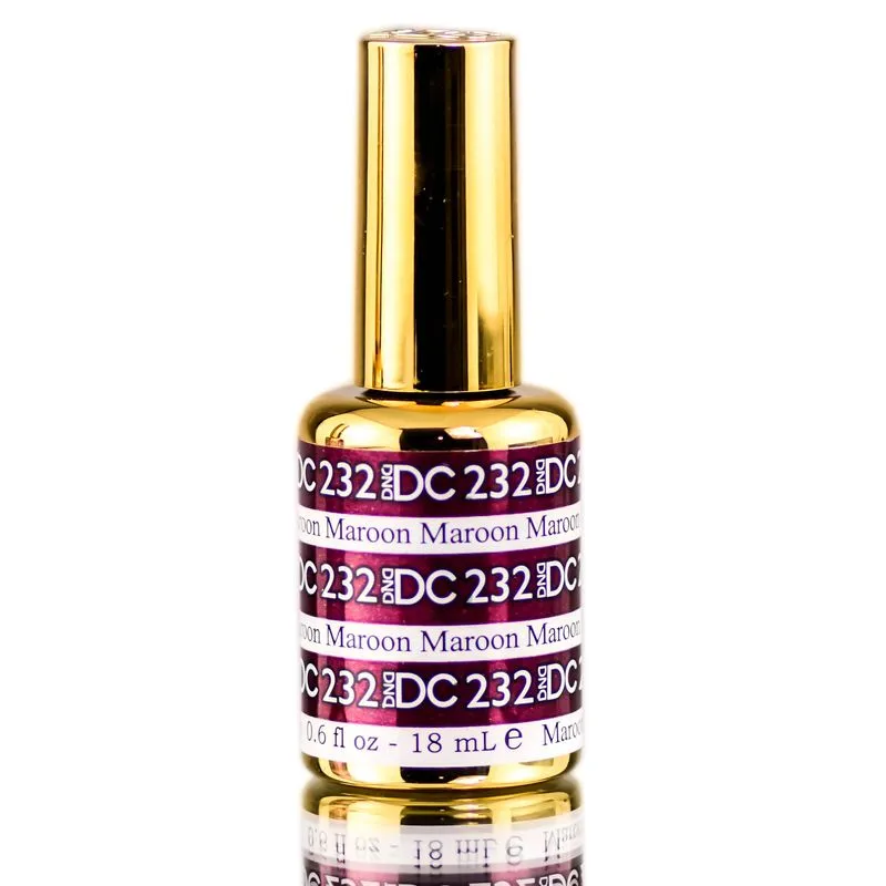 Verniz Em Gel Dnd Dc Mermaid Soak-off Aquatic Glimmer Maroon