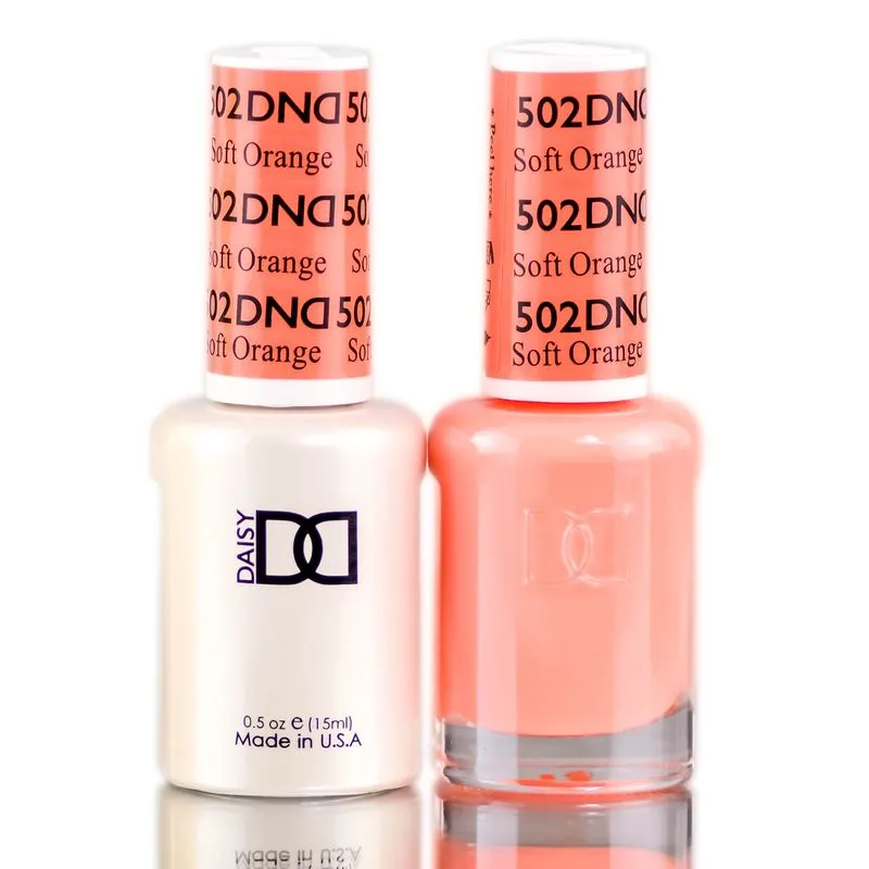 Verniz Em Gel Duo Dnd Dc Daisy Dnd Rosas E Laranjas+esmalte De Unhas