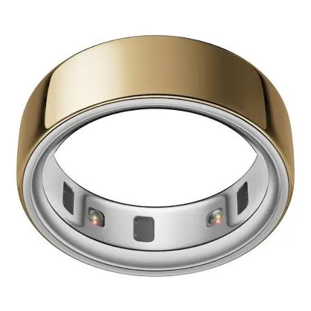 Anel Inteligente Oura Ring 4 Dourado Tamanho 7 - Oura Ring