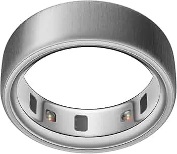 Anel Inteligente 5 Brushed Silver Tamanho 13 - Oura Ring