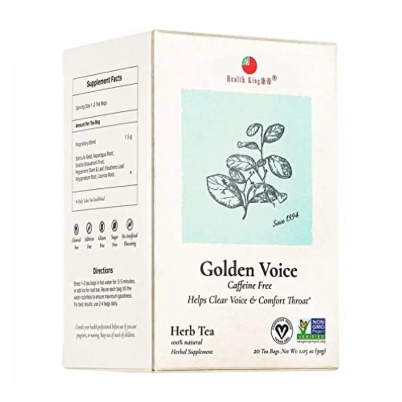 Bolsa Tea Golden Voice 20 Da Health King