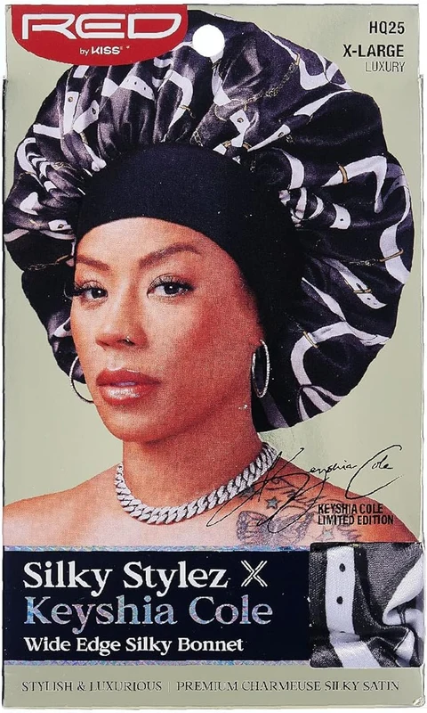 Red by Kiss Silky Stylez X Keyshia Cole Wide Edge Silky Bonnet X Large HQ25