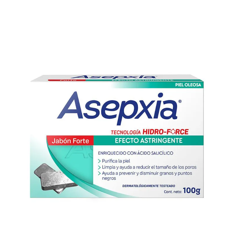 Jabón en Barra Asepxia Forte x 100 g