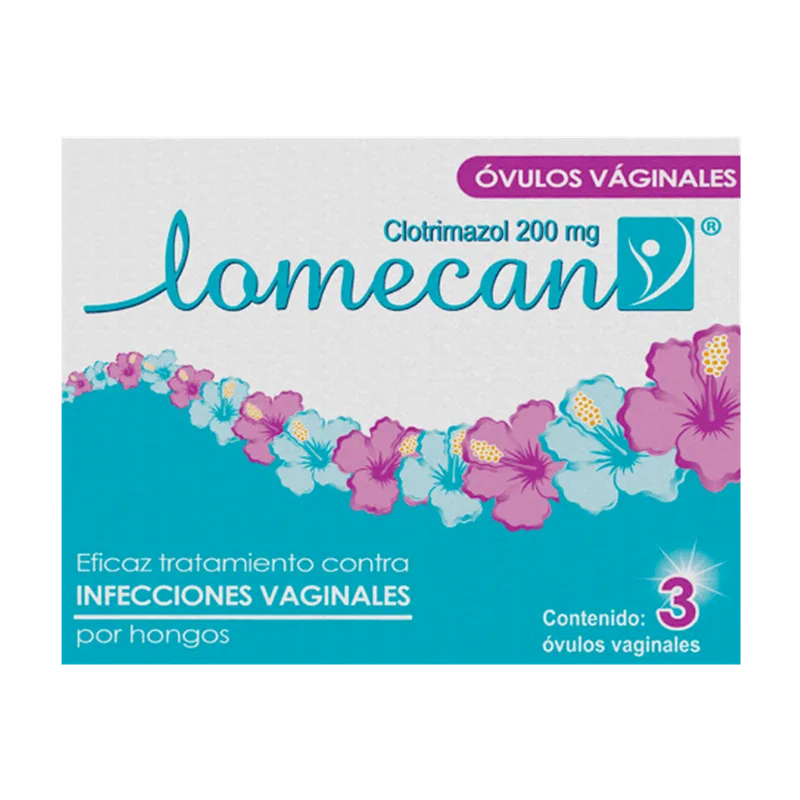 Lomecan Antimicótico|200mg|3 Óvulos Lomecan Antimicótico 200mg|3 Óvulos Vaginales