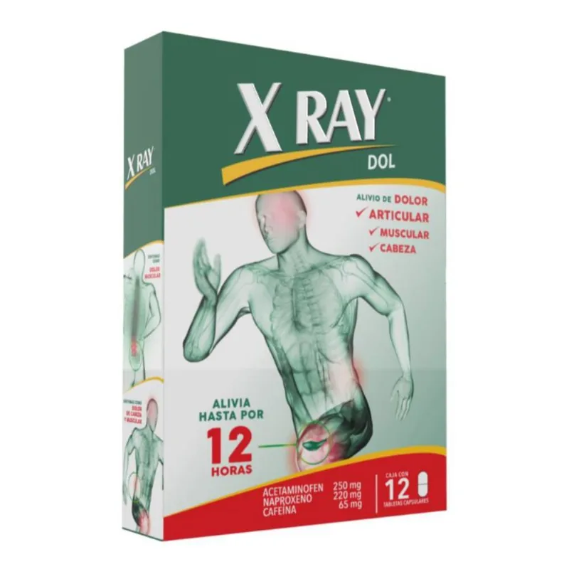 X-ray Dol Caja con 12 Tabletas