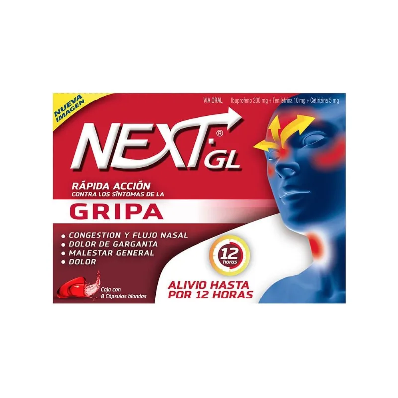 Next Gl Caja con 8 Cápsulas Blandas