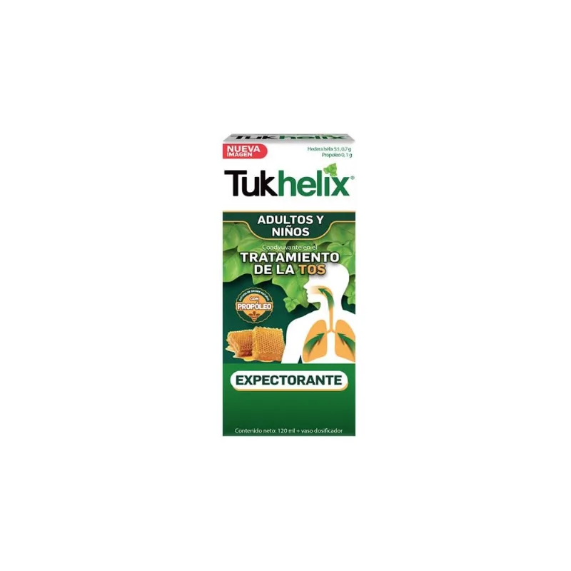 Jarabe Tukhelix Hedera Helix Expectorante Frasco con 120 Ml