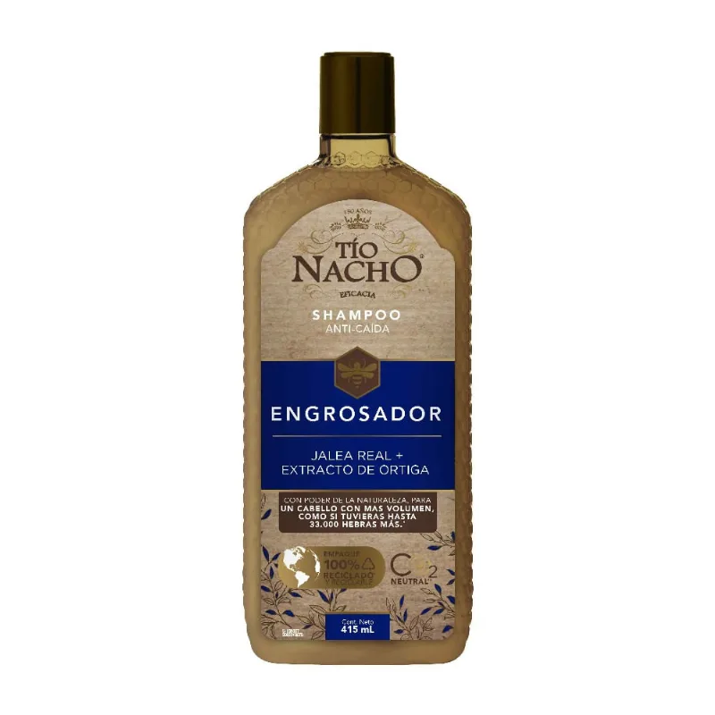 Shampoo TÍO NACHO Sistema Engrosador Frasco 415ml