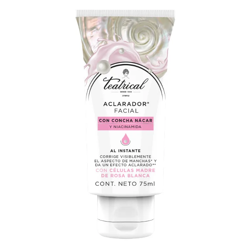 Crema Teatrical Aclaradora Facial x 75 ml