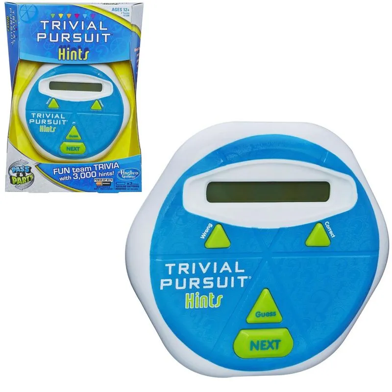 Trivial Pursuit Dicas Jogo Hasbro Electronic Display Play