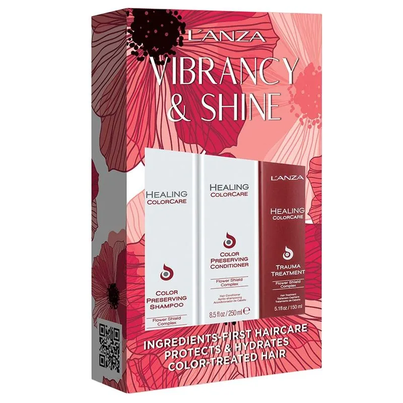 L´Anza Healing Color Care Kit- Shampoo + Condicionador + Tratamento Kit