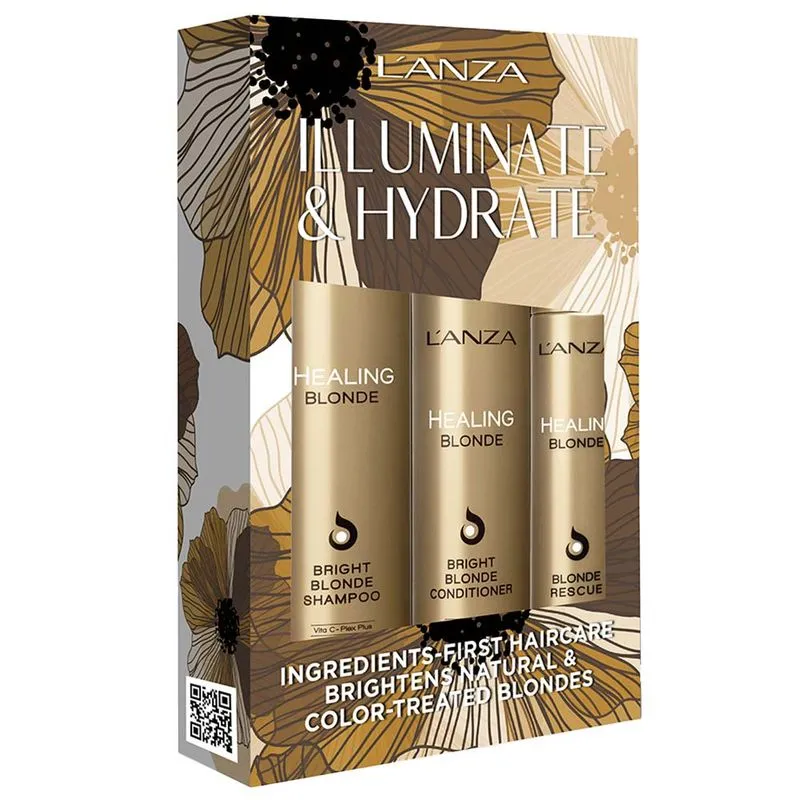 L´Anza Healing Blonde Kit- Shampoo + Condicionador + Tratamento Kit