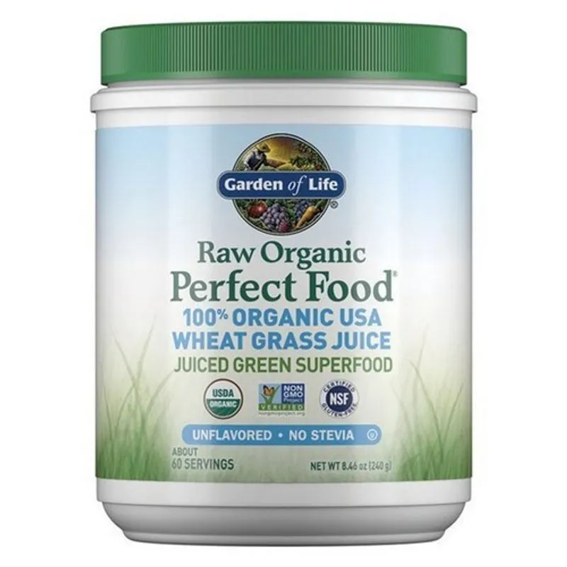 Raw Organic Perfect Food Wheat Grass Powder 846 Oz By