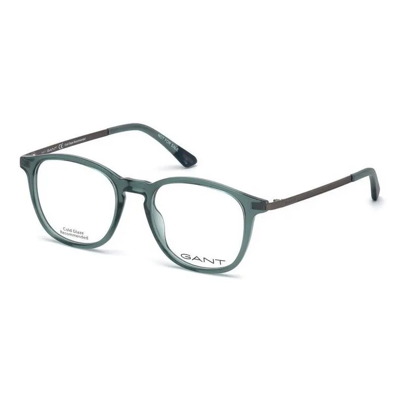Óculos Armação Gant Ga3174 020 Masculino Redondo Cinza