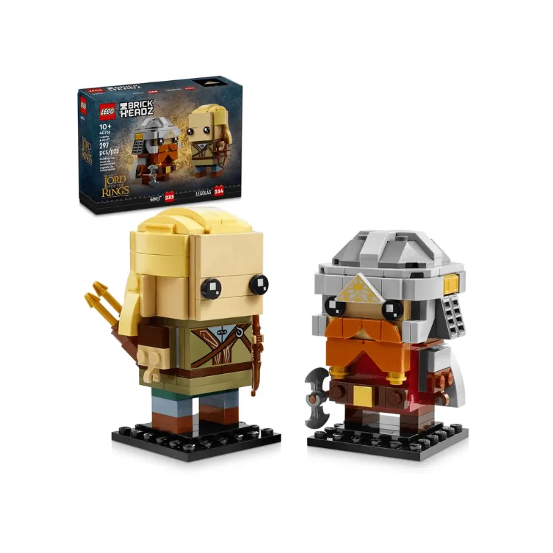 LEGO Lord of the Rings Brick Legolas y Gimli Merchandise 40751