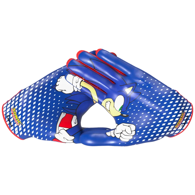 Phenom Elite Adult VPS5 Football Gloves Sonic the Hedgehog / M