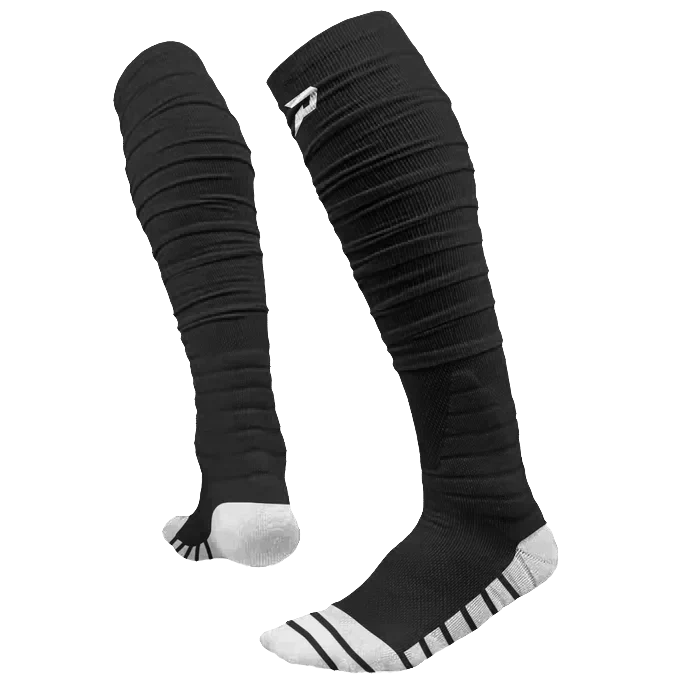 Phenom Elite Quantum Knit Extra Long Padded Scrunch Socks Black / Adult