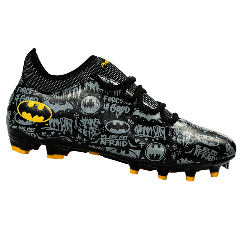 Phenom Elite Youth Velocity 2.0 Football Cleats Batman / 4.5Y