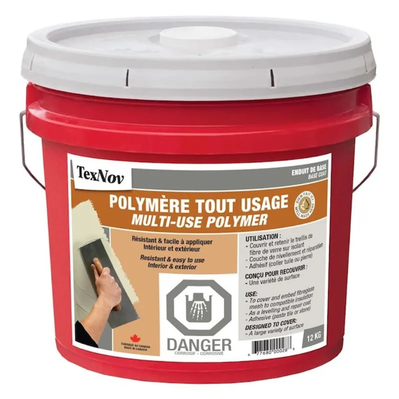 TexNov Multi-Use Indoor/Outdoor 100% Acrylic Polymer - 12-kg