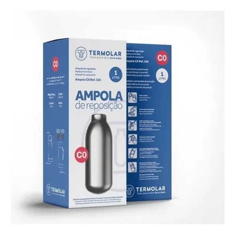 Ampola De Reposição Para Garrafa Térmica 1 Litro Termolar
