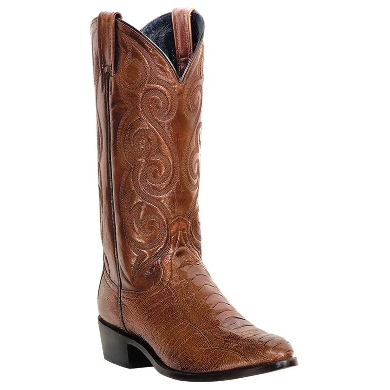 Dan Post Mens Bellevue Round 13in Boots Tan / 11.5EE