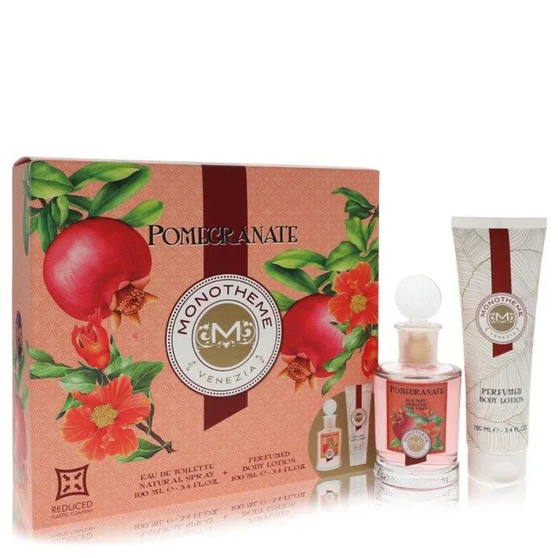 Kit Presente Feminino Monotheme Promegranate 100 Ml Edt+100 Ml Loção Corporal