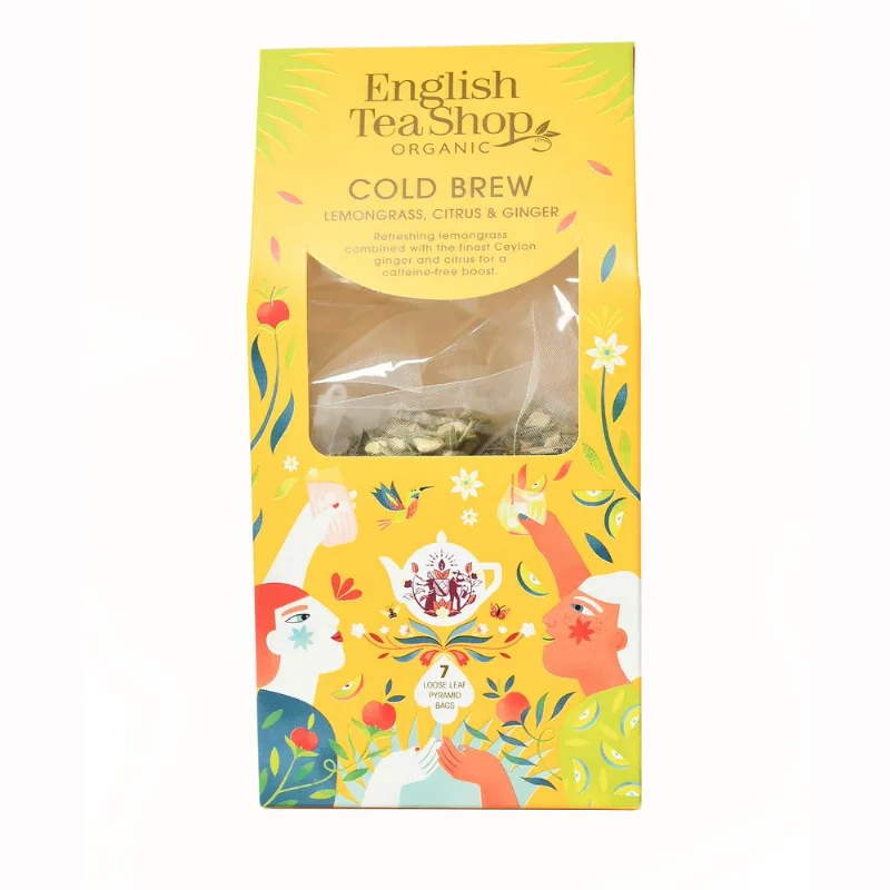 Infusión Helada Lemon Ginger English Tea Shop Pirámide 7 Bolsas