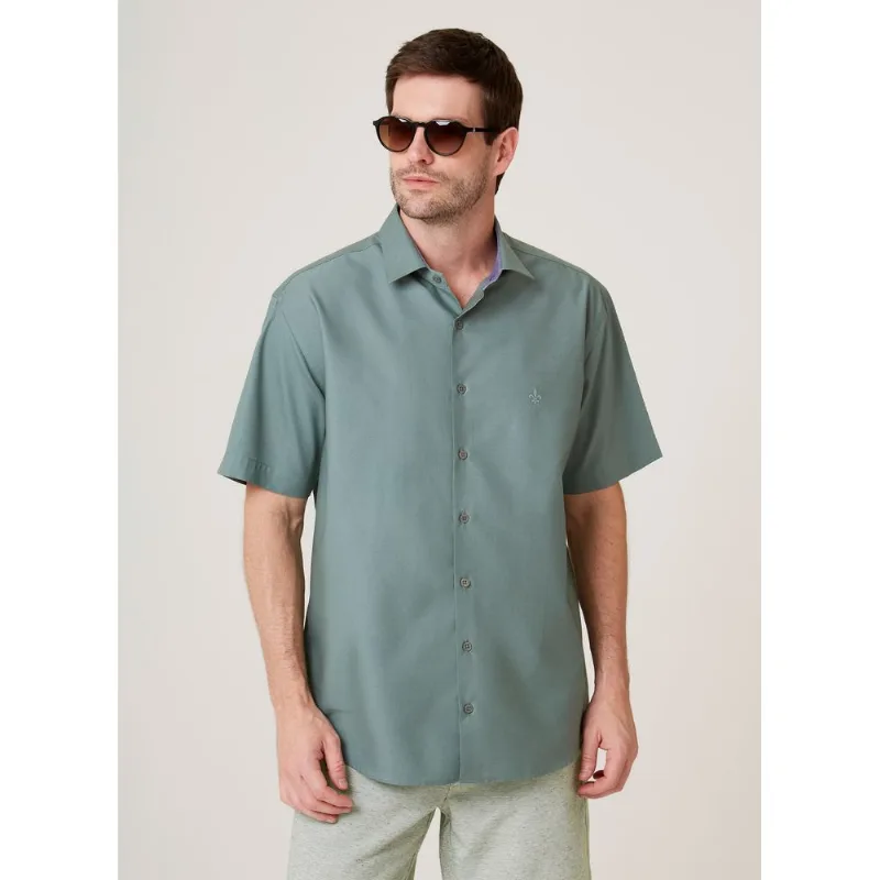 Camisa Comfort Fit Tricoline Dudalina Masculina 5