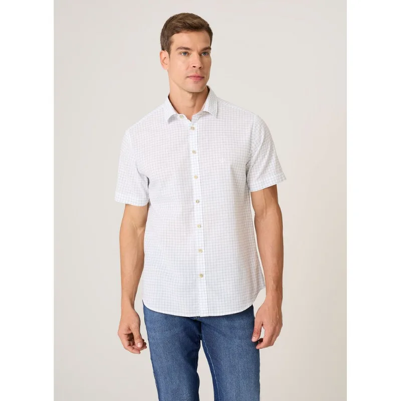 Camisa Slim Fit Flamê Xadrez Dudalina Masculina 4